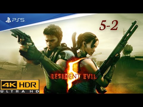 Resident Evil 5 (Ps5/4K/60fps/HDR) - Full walkthrough pt.12 - Chapter 5-2 "Experimental facility"