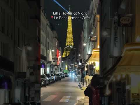 Melhor café para ver a Torre Eiffel 📍Le Recruitment Café #fiercelive #jijieroamsaroundparis #paris