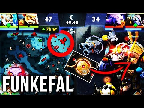 Funkefal TOP-1 Tinker - FASTEST HANDS In Dota 2 - New Aeon Disk Build - EPIC Gameplay