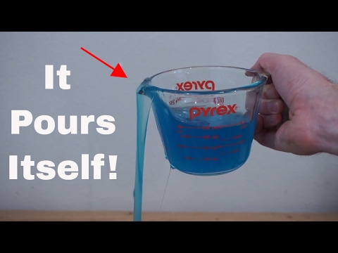 A Liquid That Pours Itself! The Self-Siphoning Fluid: Polyethylene Glycol