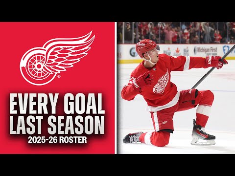 EVERY GOAL last season from the 2025-26 DETROIT RED WINGS 🐙 #32in32