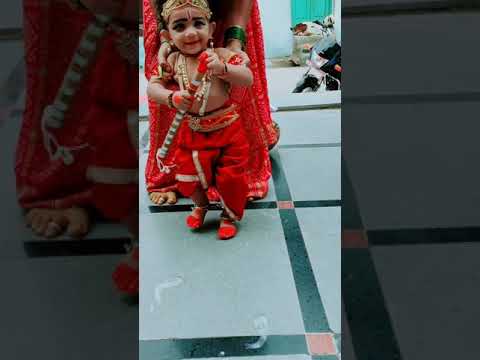 littile krishna # Dhakshinya#cute baby#mom daughter