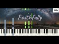 Journey - Faithfully | Adelina Piano synthesia tutorial