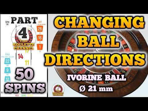 50 Roulette Wheel Spins - Both Directions - White Scoreboard - Part 4 of 5