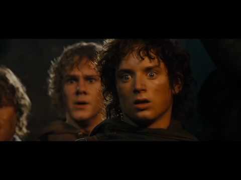 LOTR Balrog scene, but all dialogue is replaced by Skyrim guard quotes