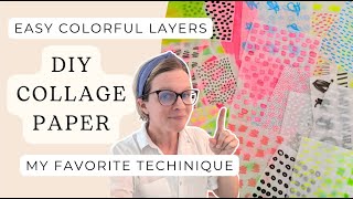 Vibrant Tracing Paper Layers: Transform Your Collage & Mixed Media Art