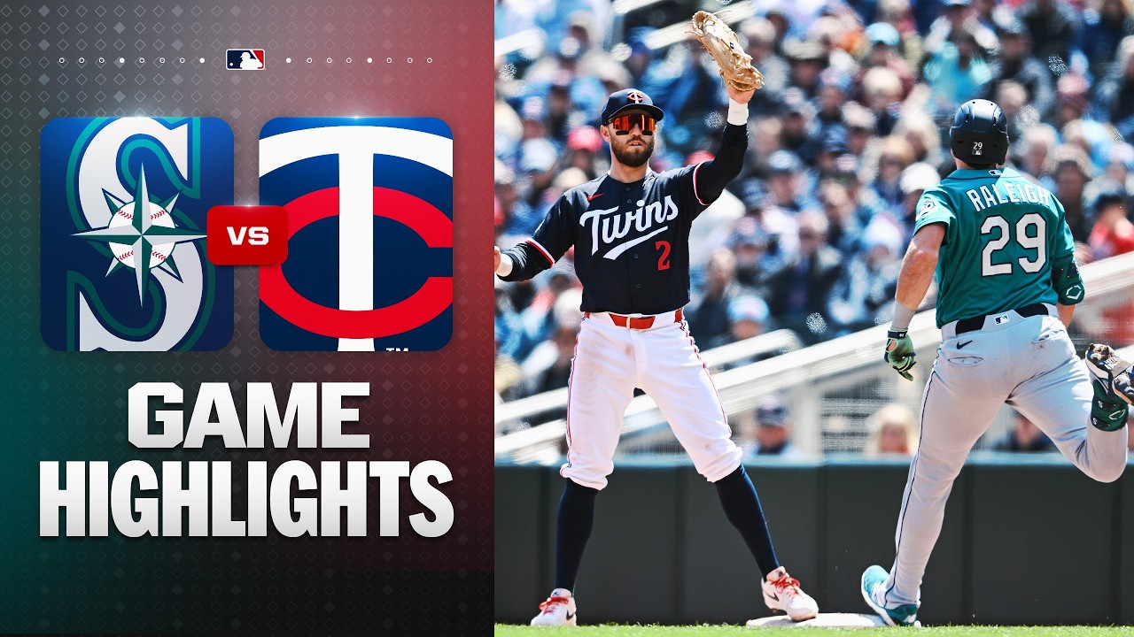4월 30일 미네소타 VS 시애틀 야구하이라이트