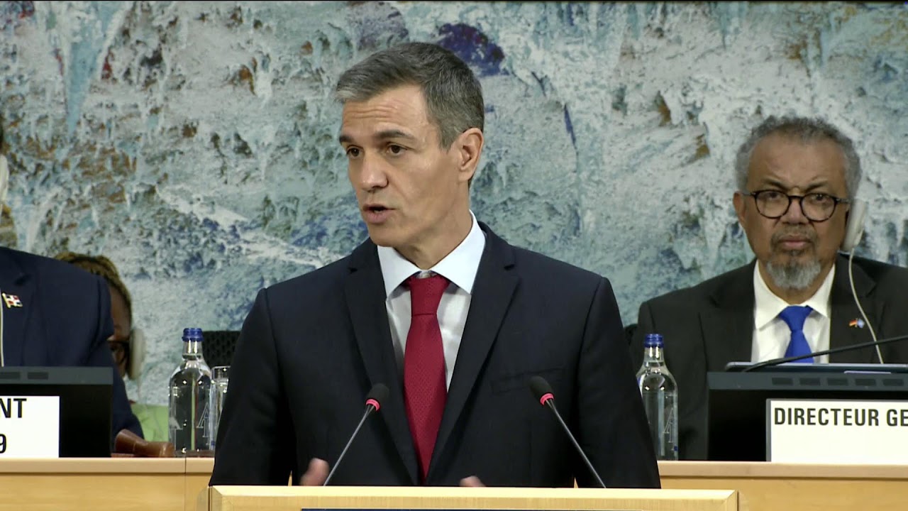 LIVE from #WHA79: Address by Prime Minister Pedro Sanchez