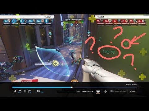 (GLITCH???) NUMBANI WALL TURRETS FRY UNSUSPECTING GENJI - Overwatch Files