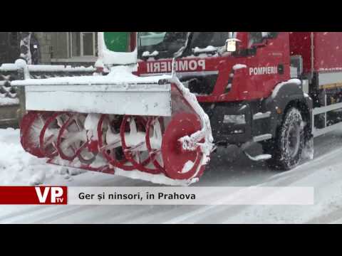 Ger și ninsori, în Prahova