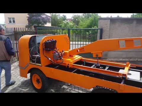 Multicar M21 mit Kran, Probefahrt