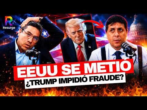 🔥 La VERDAD sobre VIGILANCIA de EMBAJADA de EEUU en el conteo de la ONPE 📢 ¿Amenazaron a rojos? 🔥