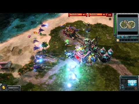 Eminence(E) vs Maniek(A) G1 - Infinity Isle - Red Alert 3