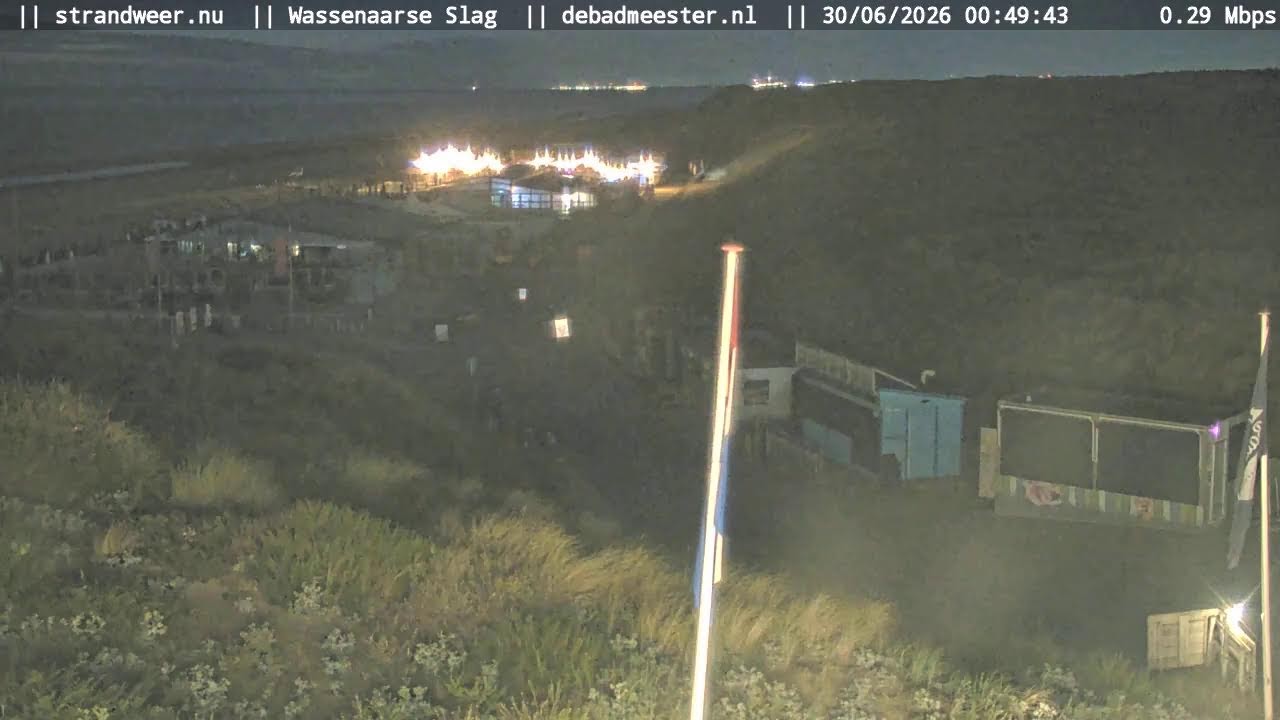 Live webcam view of Wassenaarse Slag Beach
