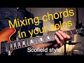 Guitar lesson | Using chords in your solos | John Scofield style
