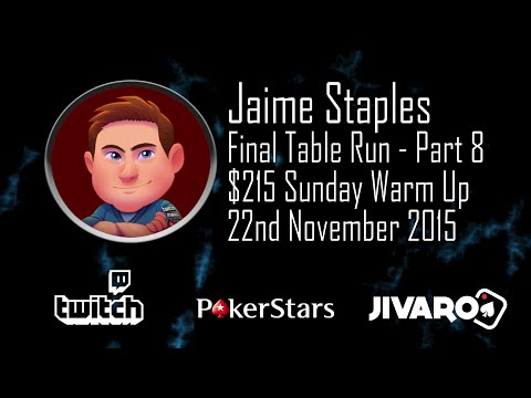 PokerStaples Warm Up Replay -  Final Part