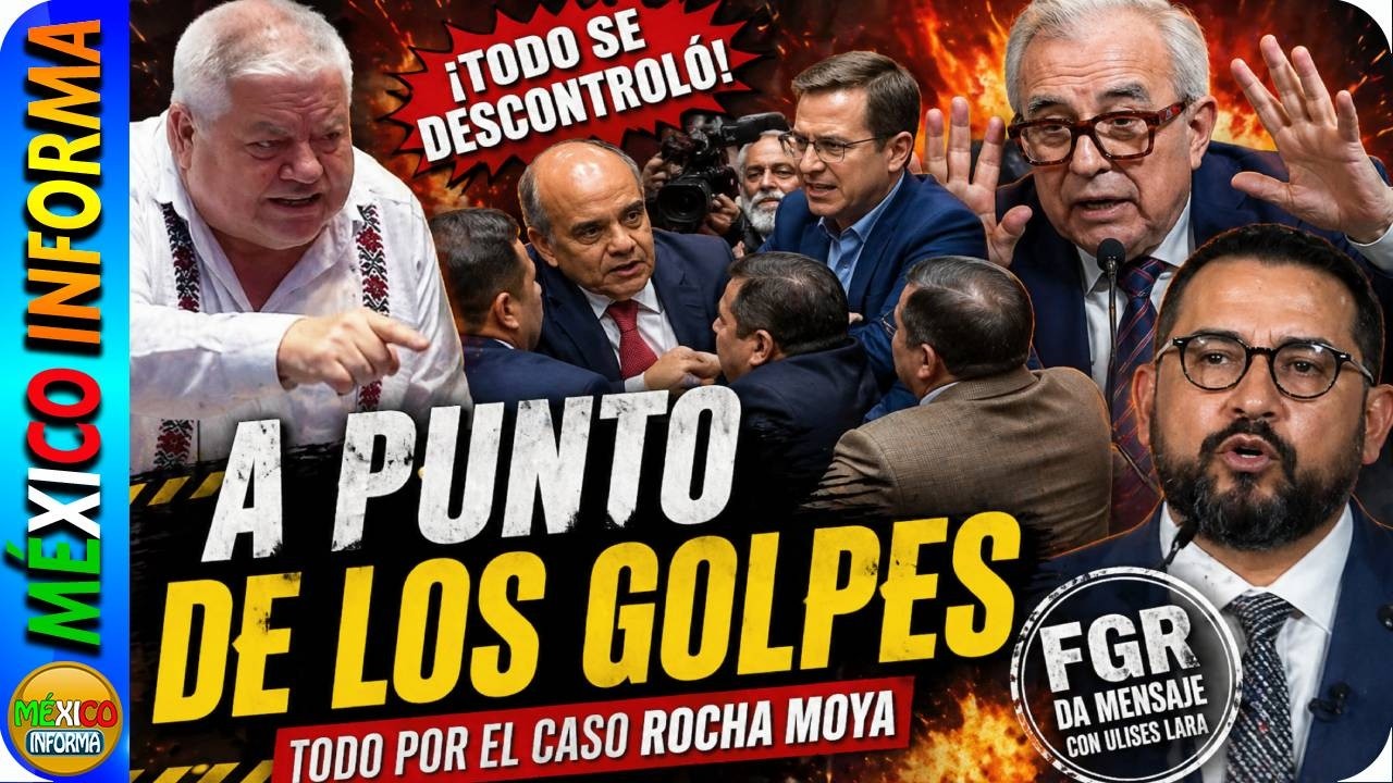 A PUNTO DE L0S G0LPES. ARDE LA PERMANENTE POR EL CASO ROCHA MOYA. FGR DA MENSAJE CON ULISES LARA.