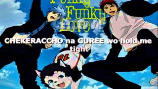 Kuroko No Basuke "GRANRODEO - Punky Funky Love" (LYRICS)