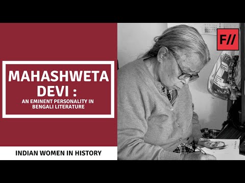 Mahasweta Devi: An Eminent Personality In Bengali Literature | #IndianWomenInHistory