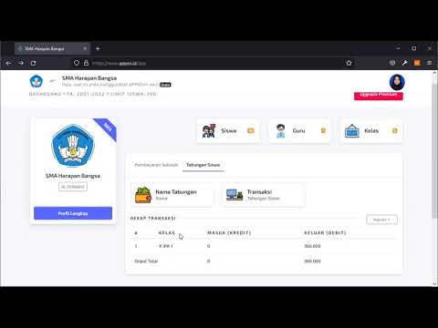 Tutorial Tampilan Halaman Utama atau Menu Dashboard