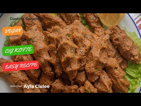Easy Method Vegan Çiğ Köfte Recipe | Homemade Raw Turkish Bulgur Balls