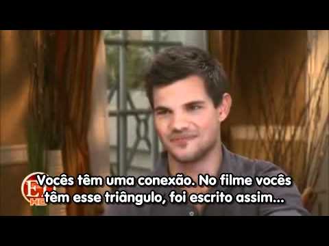 Kristen Stewart, Robert Pattinson, Taylor Lautner em entrevista ao ET - Legendado