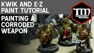 KWIK and E-Z Paint: Painting a Corroded Weapon