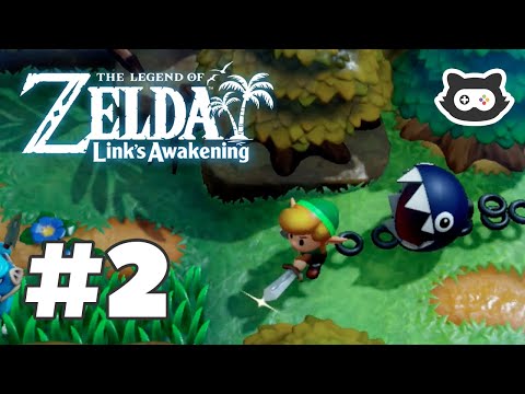 The Legend of Zelda: Links Awakening - Gameplay Walkthrough (PART 2: BOTTLE GROTTO)