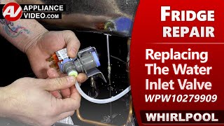 Refrigerator Repair and Diagnostics by Factory Technician - Water Inlet Supply Valve