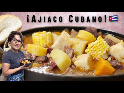 Así se hace el Ajiaco Cubano auténtico 🍲 Receta casera paso a paso.