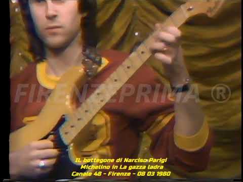 Il bottegone di Narciso Parigi - Michelino in La gazza ladra - Canale - Firenze - 08 03 1980