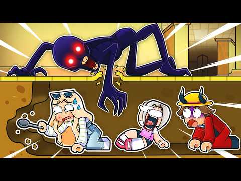 Escaping Backrooms using a SPOON in Roblox!