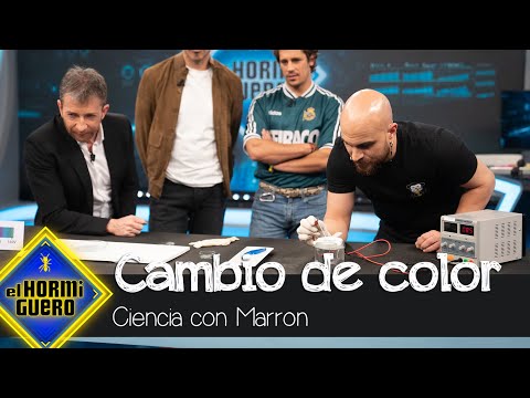 Gálvez nos enseña a cambiar el color de los metales con del proceso de anodización - El Hormiguero