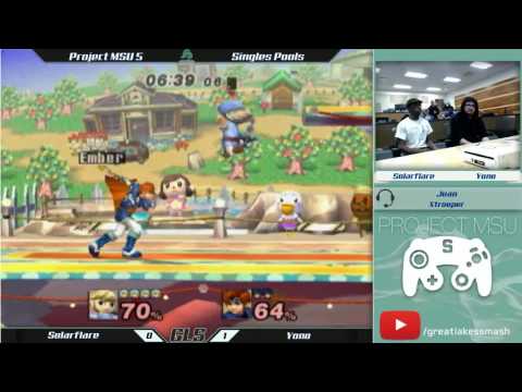 Project MSU 5 Pools - Solarflare (Toon Link) vs. Yono (Roy)