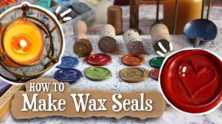 How to Make Wax Seals + DIY Sealing Wax Setup