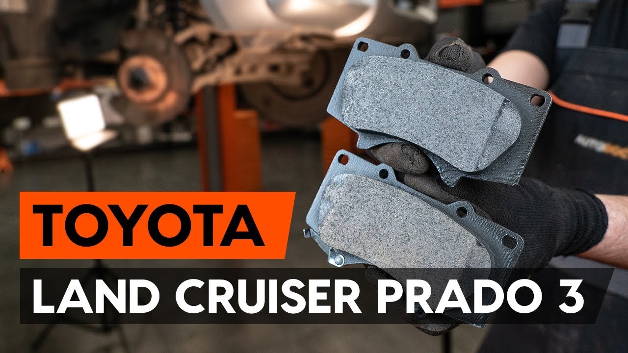 Elülső fékbetétek-csere Toyota Prado J120 gépkocsin – Útmutató
