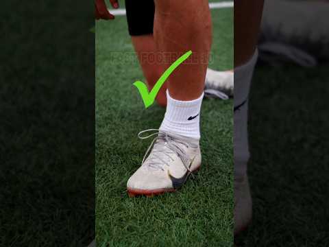 How to Tie Your Football Boots Like a Pro? ⚽👟 #football #athletica #progreen #lining #adidasfootwear