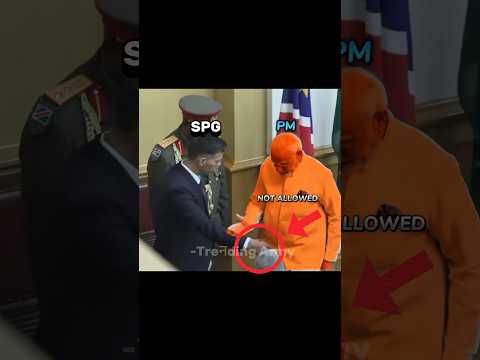 PM Modi’s “No Entry” Moment 🚷 •••• Protocol Boss = SPG 💯 #shorts #viralvideo