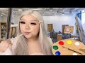 ASMR Dumb B̶t̶c̶h̶ Girl Eats Your Paint In Art Class Realistic NOT REAL PAINT ‍
