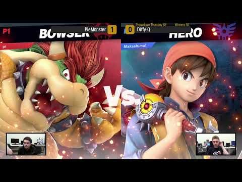 Throwdown Thursday 85 - Winners R3 - (Bowser) PieMonster vs Diffy-Q (Hero)