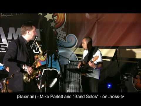 James Ross @ (Saxophonist) - Mike Parlett - "Playing For George Benson" - NAMM 2011 - Jross-tv
