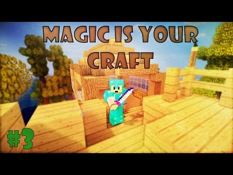 Hiroshi33 - Magic Is Your Craft | Episode 3 : Welcome to homee ! avec Oxilac [Minecraft modée]