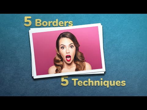 Photoshop Borders - Creating Photo Borders, Vignettes and Framing Images