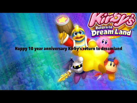 Happy 10 year anniversary Kirby’s return to dreamland.