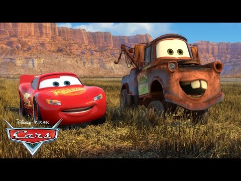 Mater Gets REALLY Excited When Lightning McQueen Returns! | Pixar Cars | @disneyjr