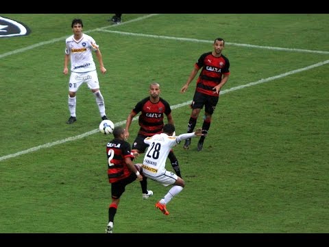 Vitória 2 X 1 Botafogo. Gols de Marcinho e Rogério. (4/10/204)
