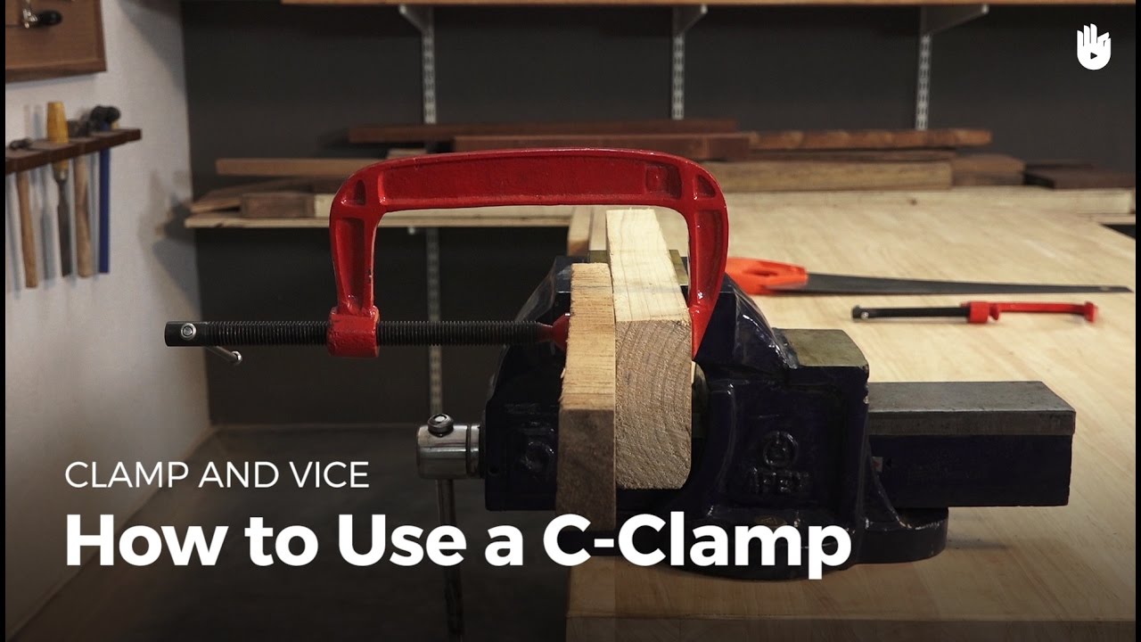How to Use a CClamp How to Be a Woodworker Sikana