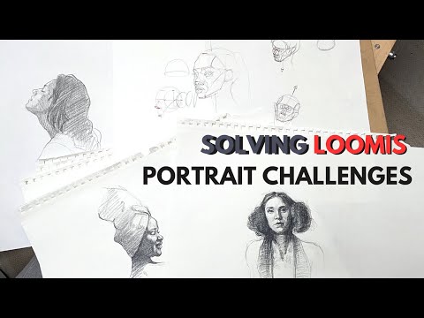 How to draw portraits without getting stuck in the Loomis method