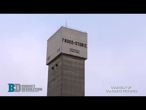 Budget Demolition - Vale Frood Stobie Mine - Head Frame Number 9 Implosion