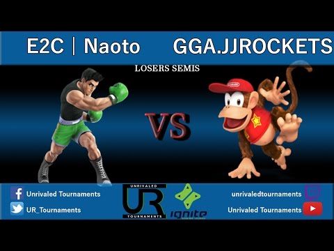 Ignition #24  LOSERS SEMIS - E2C | Naoto (Little Mac) vs GGA.JJROCKETS (Diddy Kong)